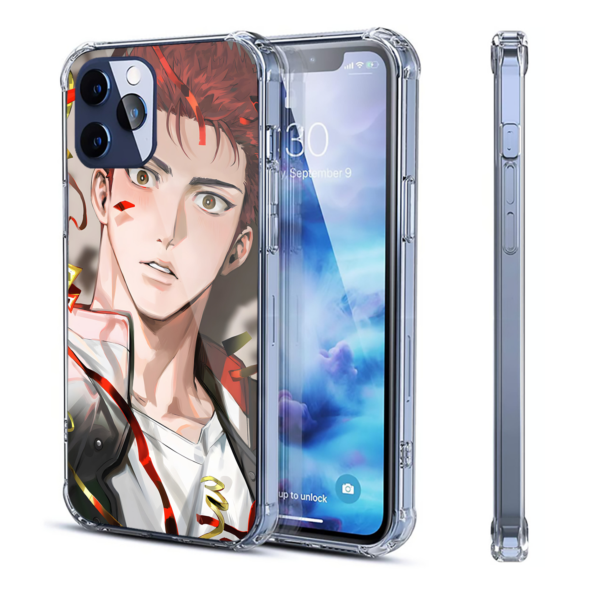 （画像用） SLAM DUNK／スラムダンク 【iPhone 12シリーズ対応】透明スマホケース（クリアソフトケース）